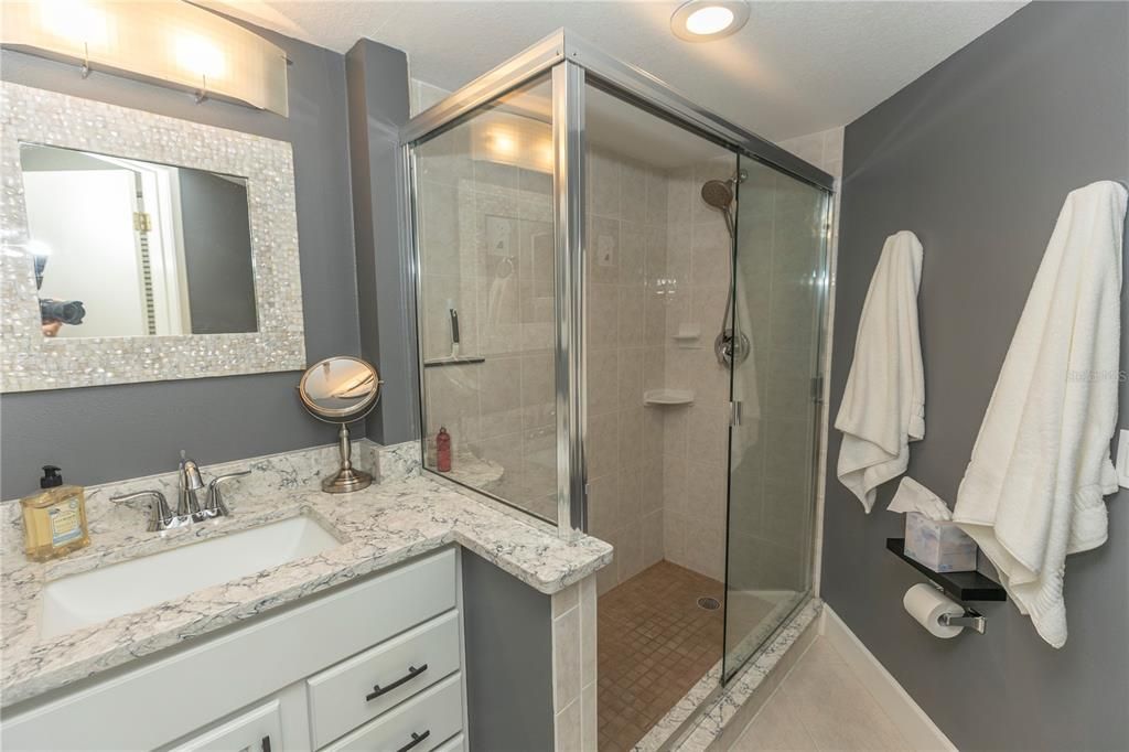 Updated Master Bath With Walk In Shower!