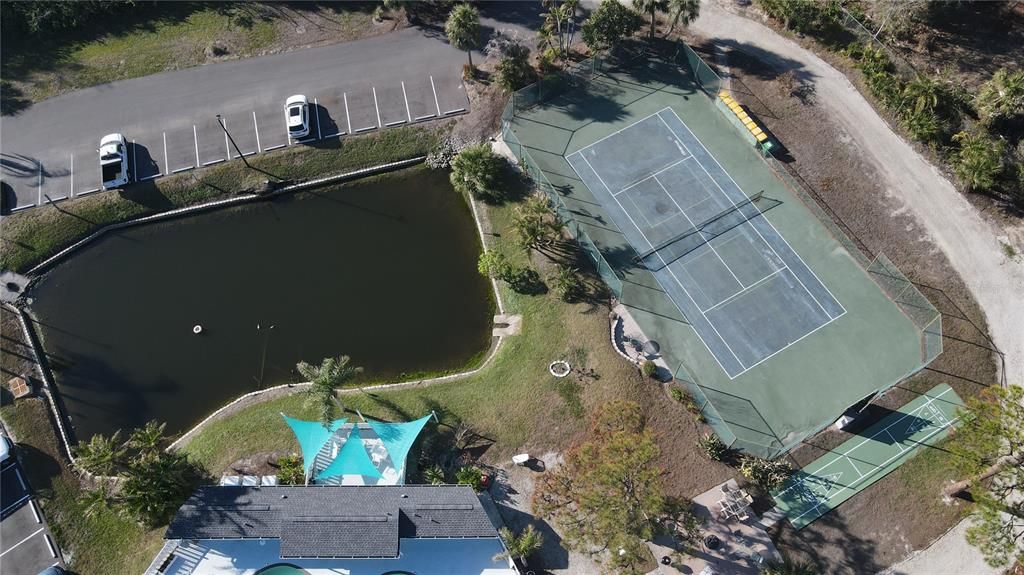 View Of Tennis Courts!