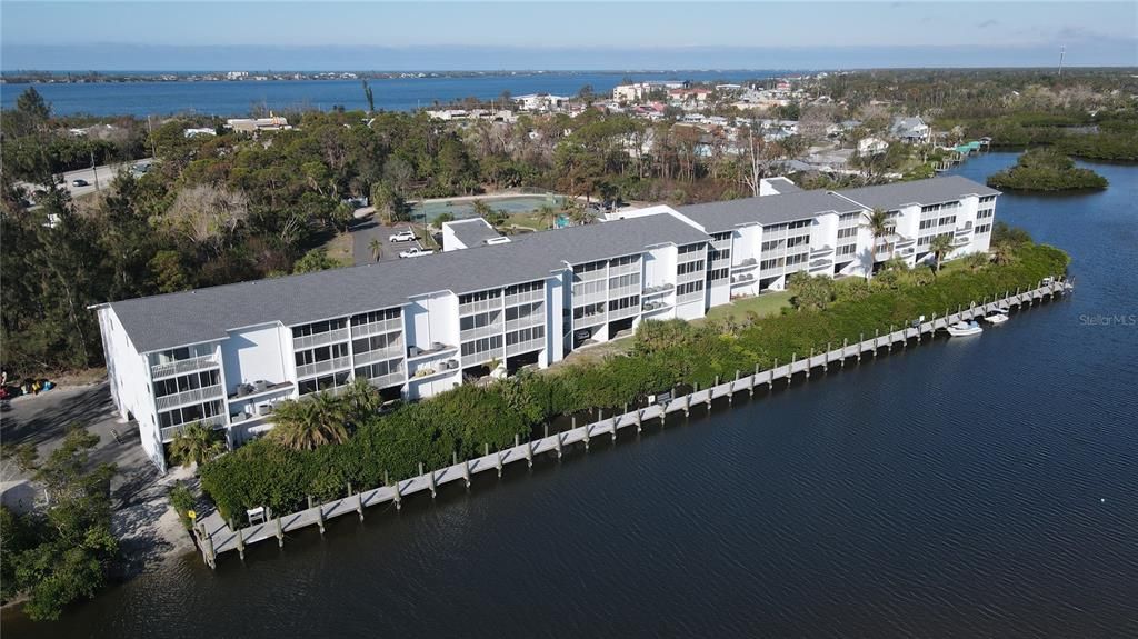 Condo Building And Docks With Private Boat Ramp!