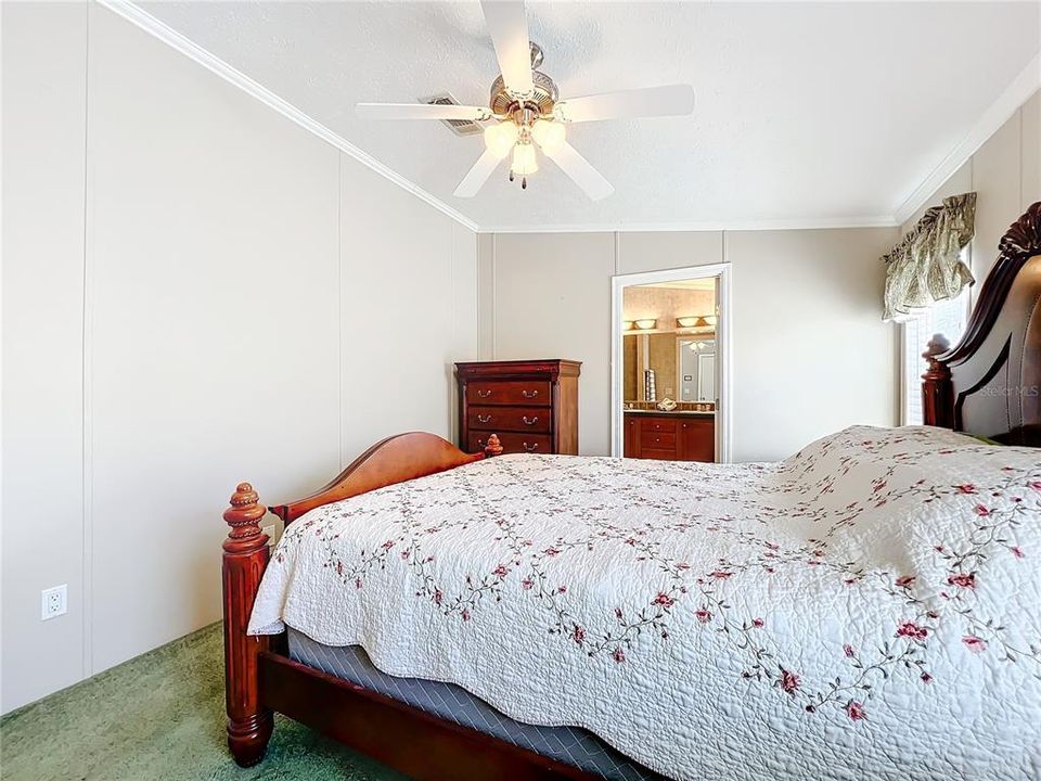 Primary bedroom with ensuite bathroom