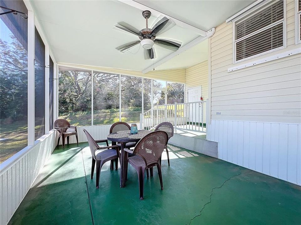 Screened porch