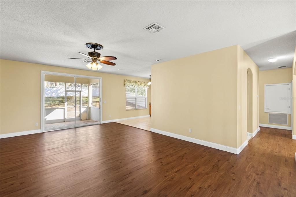 Looking towards kitchen from living room