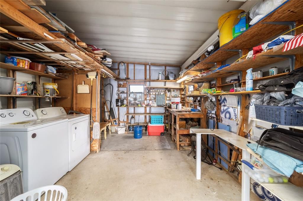 Laundry and WorkBenches