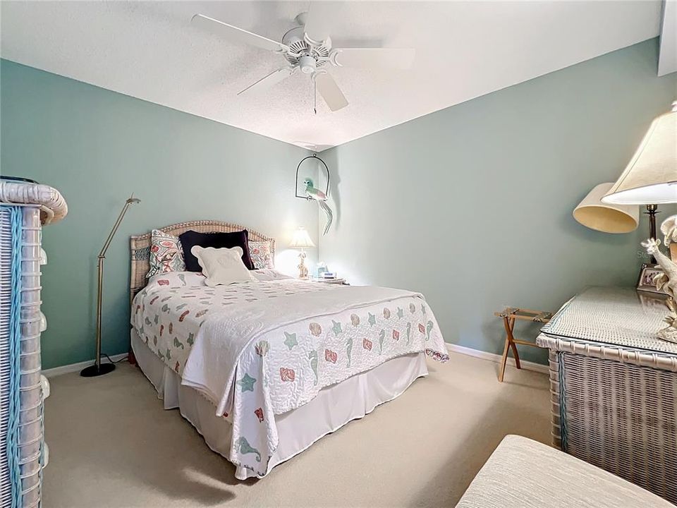 Laundry is in double closet outside 2nd bathroom includes utility sink and water heater