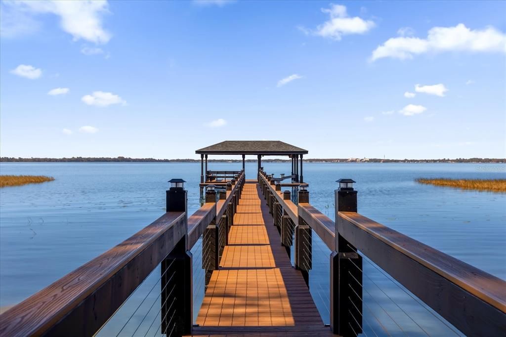 Dock and boat house