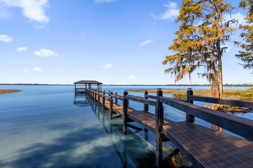 Dock and boat house