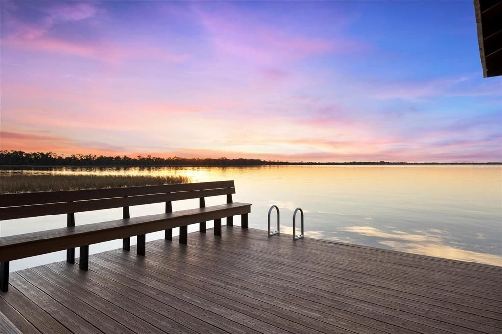 Dock at twilight