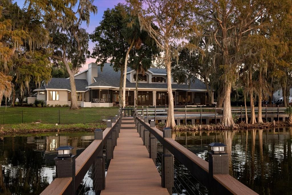 View of back of house from dock