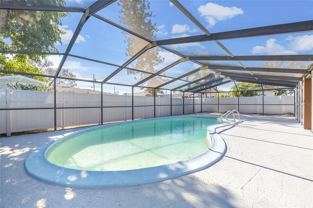 Pool with Outdoor Bathroom