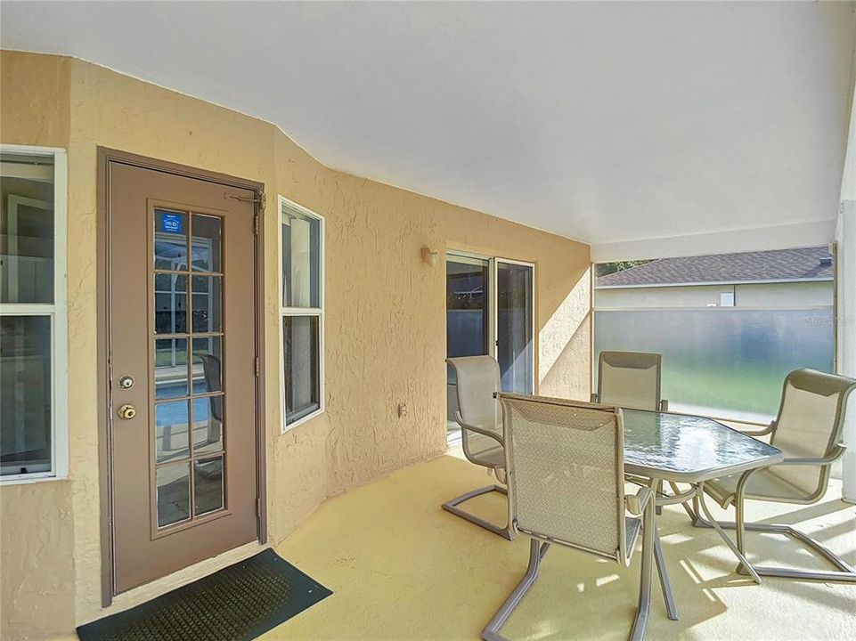 Enclosed porch entrance