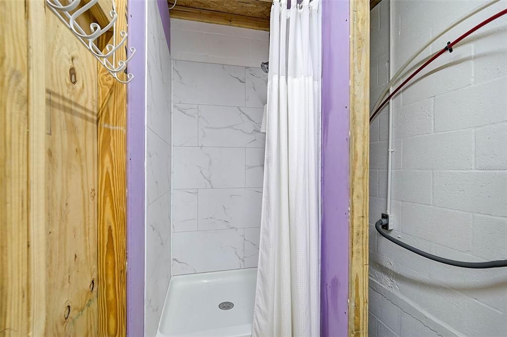 Garage Separate Shower