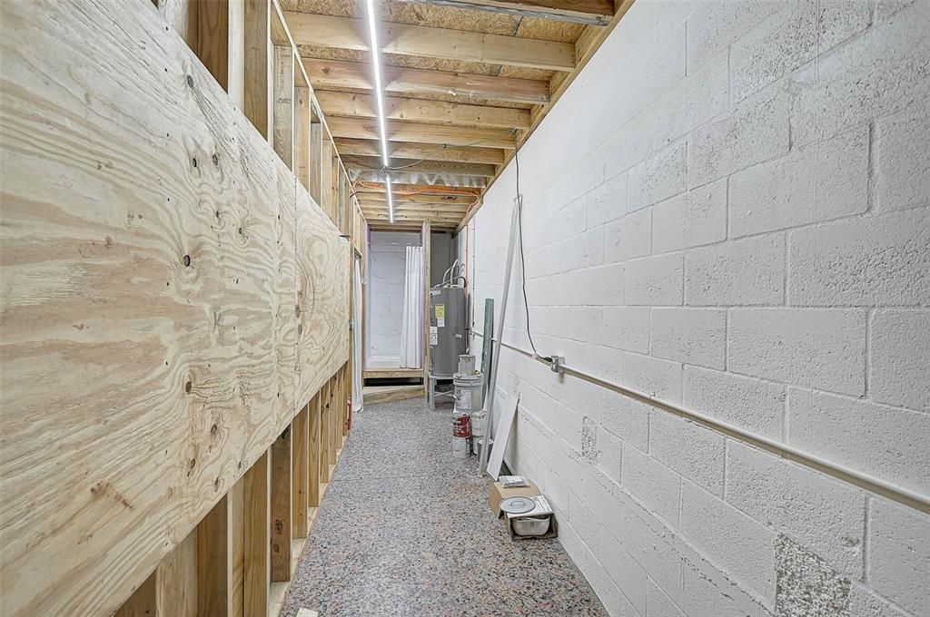 Garage Utility Room & Extra Storage Space