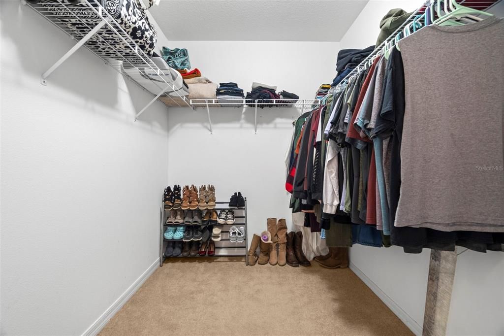 Primary Walk in closet