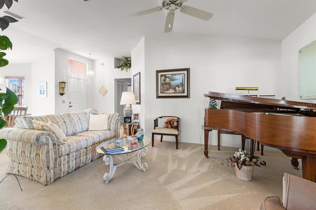 Living Room at front entrance