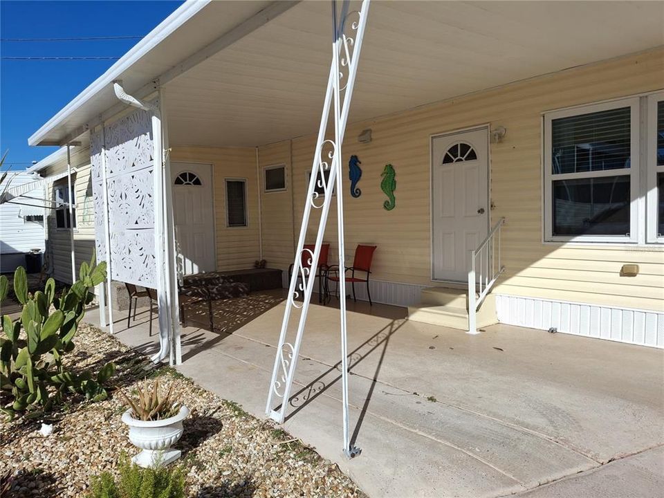 Carport area