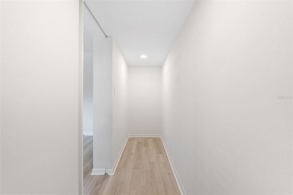 Guest bedroom oversized closet