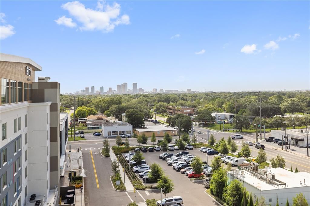 Downtown Tampa view from Midtown Complex