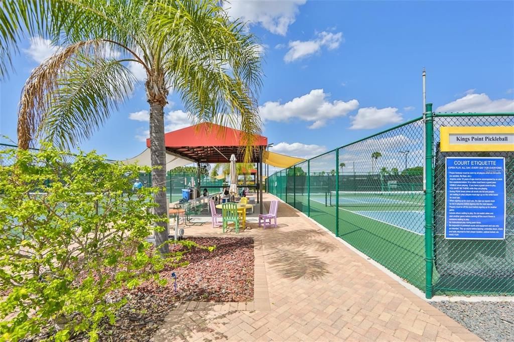 Pickleball courts