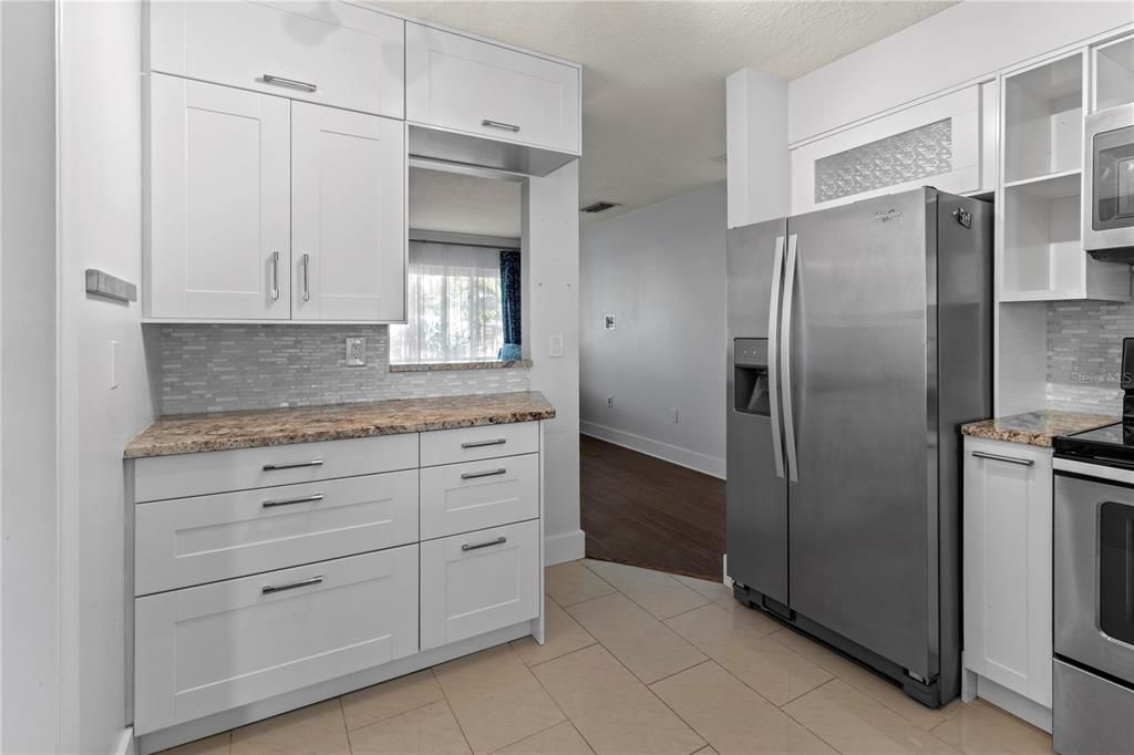 Extra cabinet space in kitchen