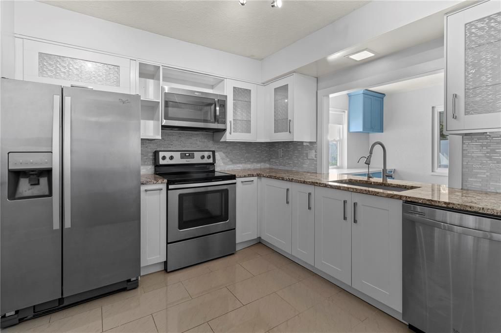 View of kitchen from Dining Room