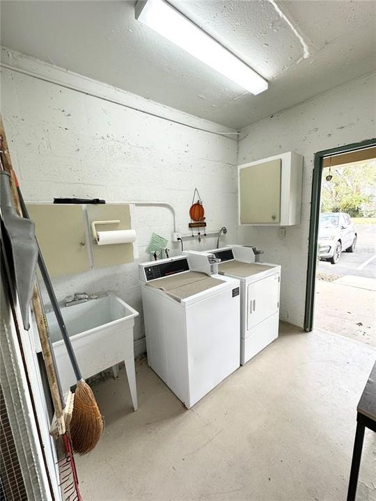 First floor laundry room