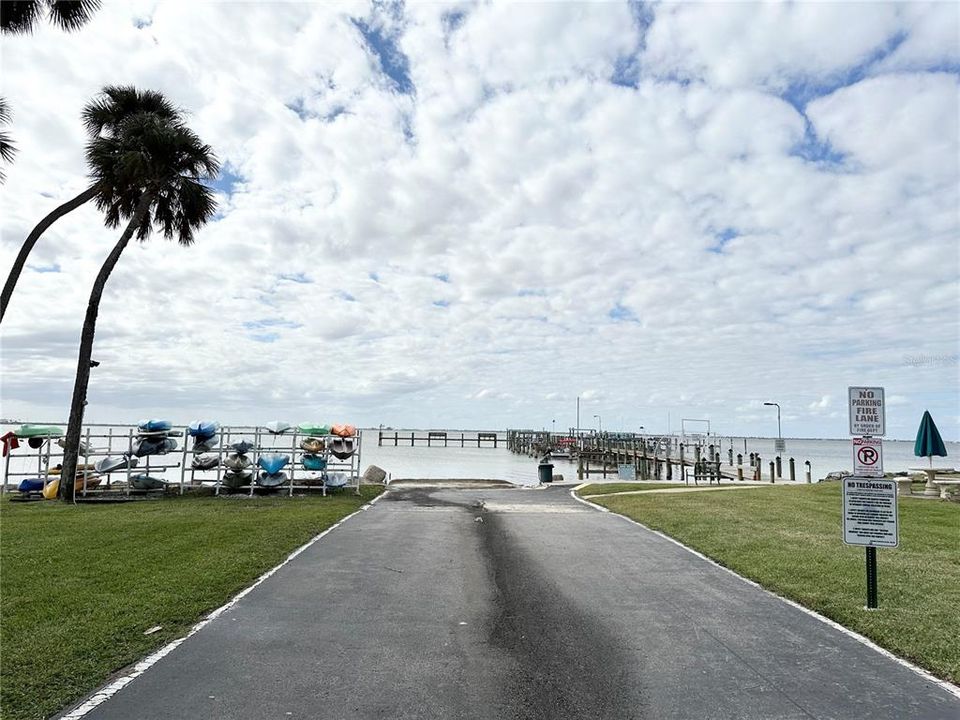 Boat ramp and dock