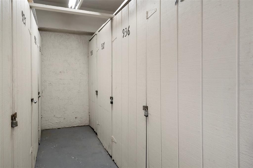 Assigned storage locker