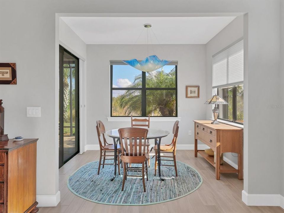 Upgraded Sunroom used as dining