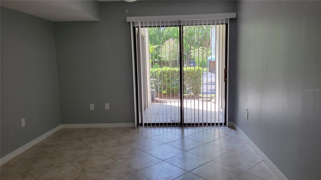 main bedroom with patio access