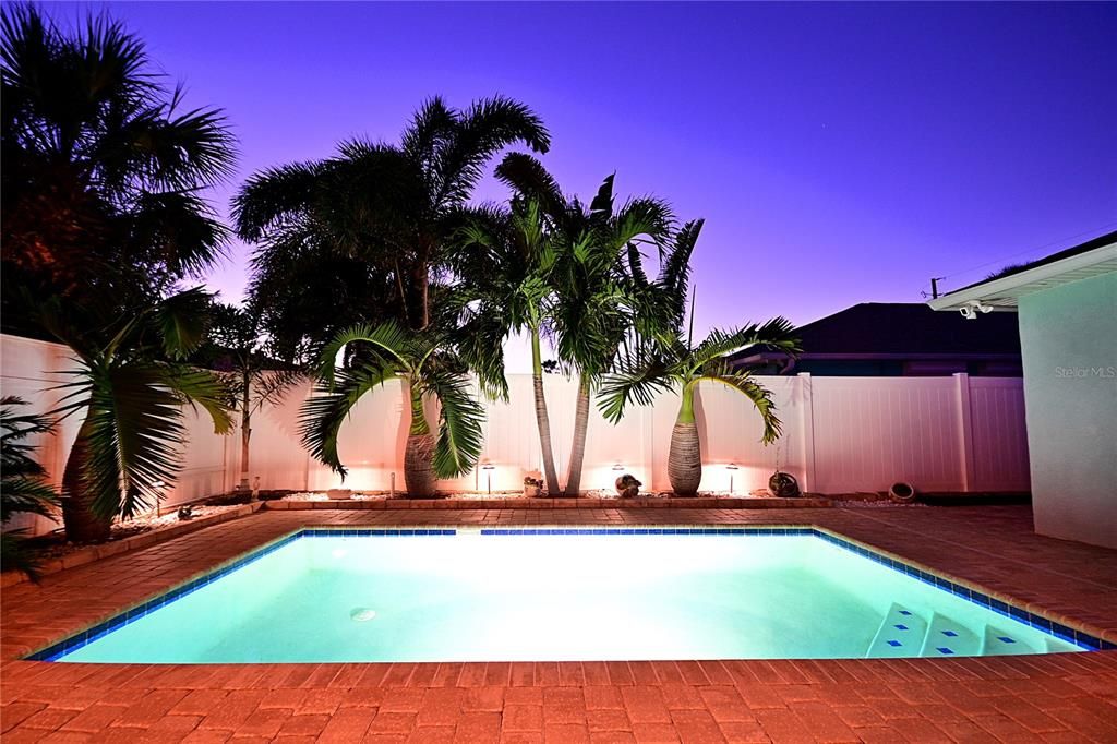 Covered Lanai off pool deck.