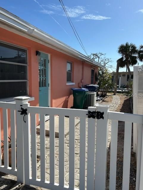 Entrance at Side of House