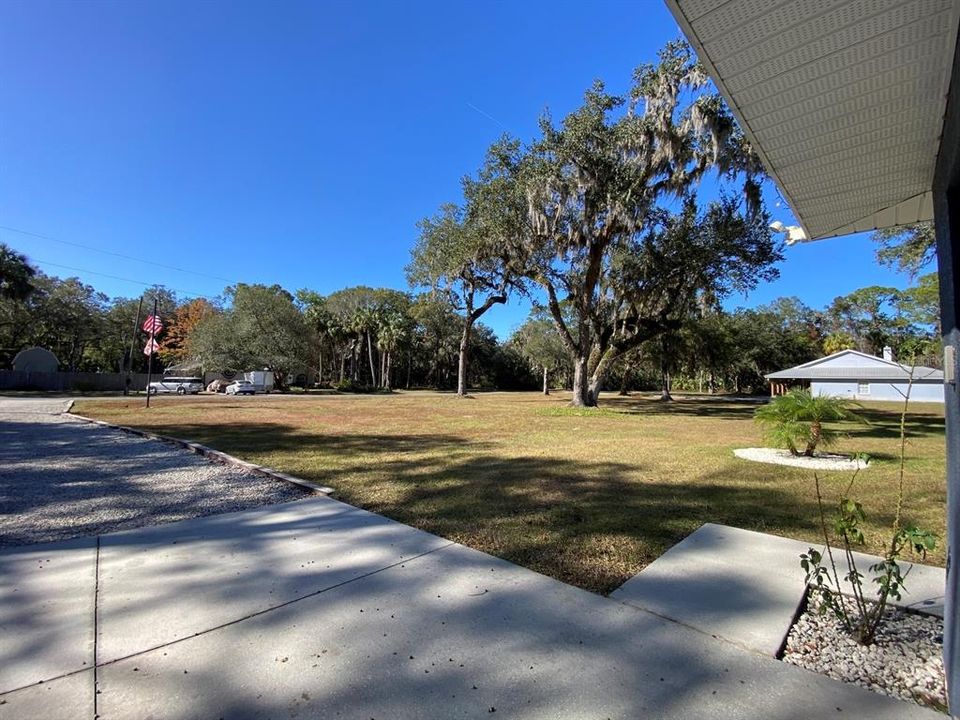 Side yard view