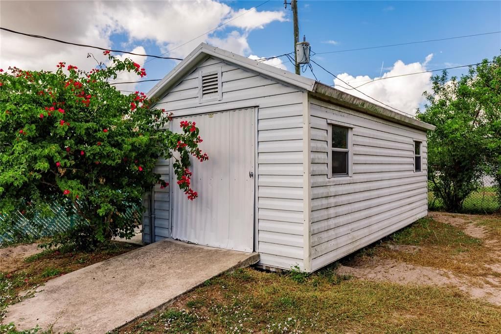 STORAGE SHED