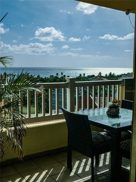 Patio accessed from the Dining Room with ocean view