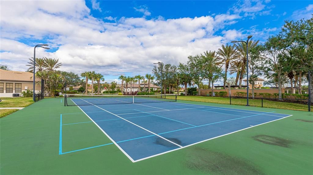 Pickelball Courts, Tennis Courts and Basketball Courts.