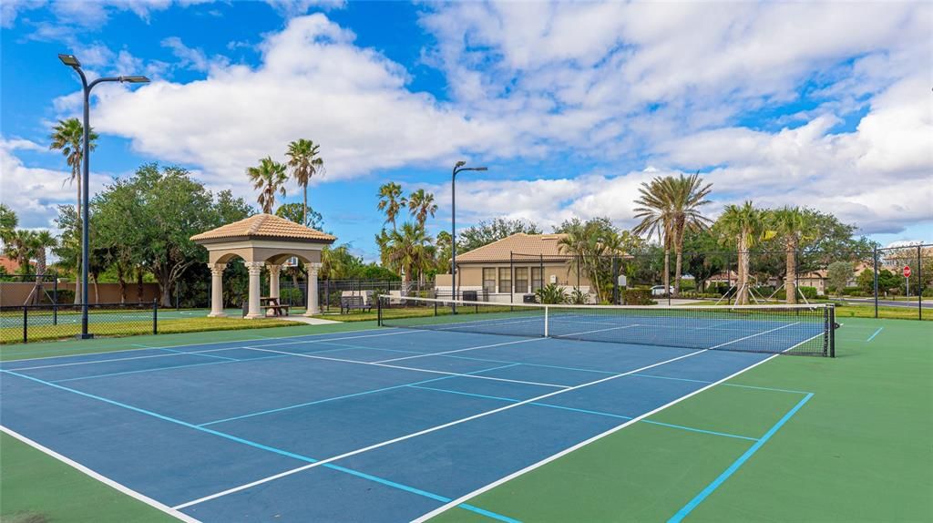 Pickelball Courts, Tennis Courts and Basketball Courts.