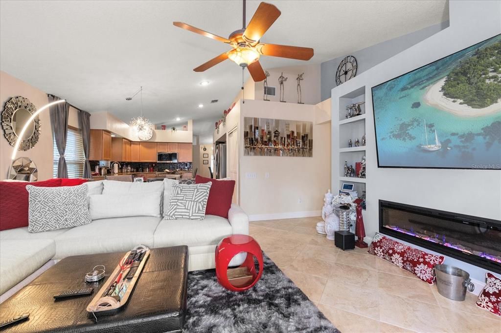 Family Room to Kitchen View