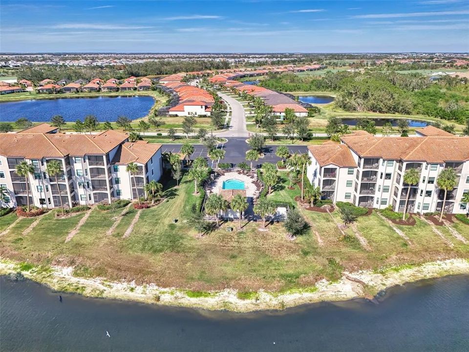 AERIAL VIEW OF POOL