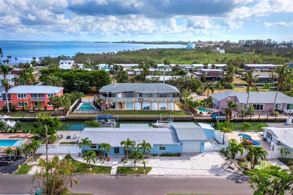 Aerial view of home