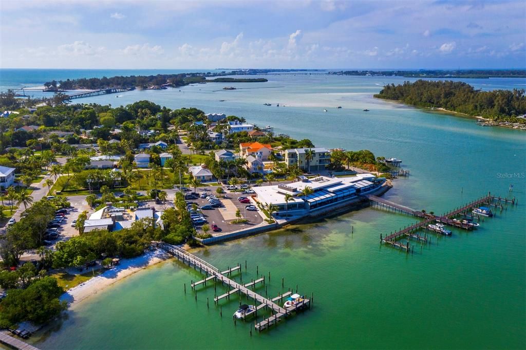 Aerial view of Sarasota Bay