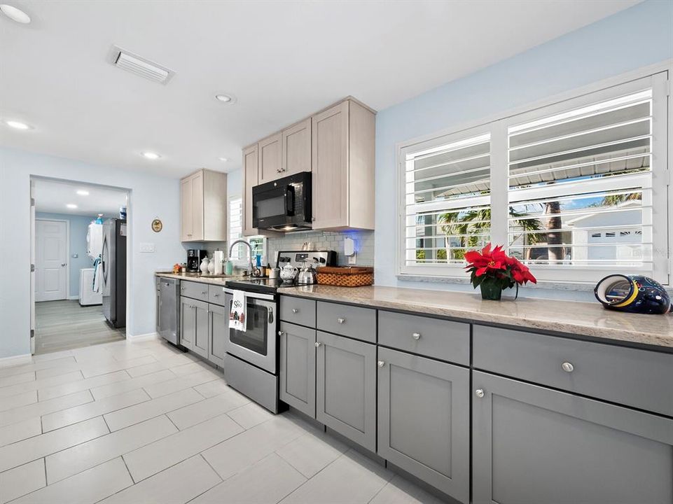 Great Room -- Kitchen looking into utility room