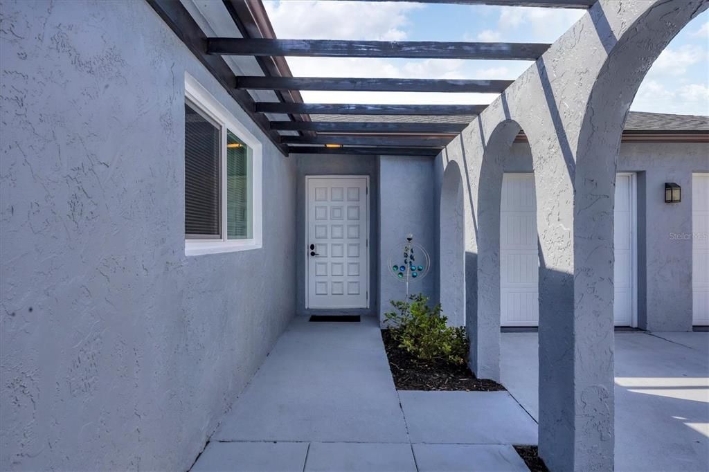 Architectural Archways to the front door