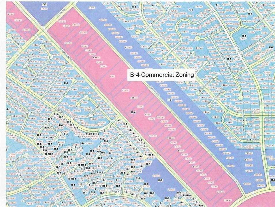 ZONING FOR LOTS 1-44 IN BLK 100 SILVER SPRINGS SHORES