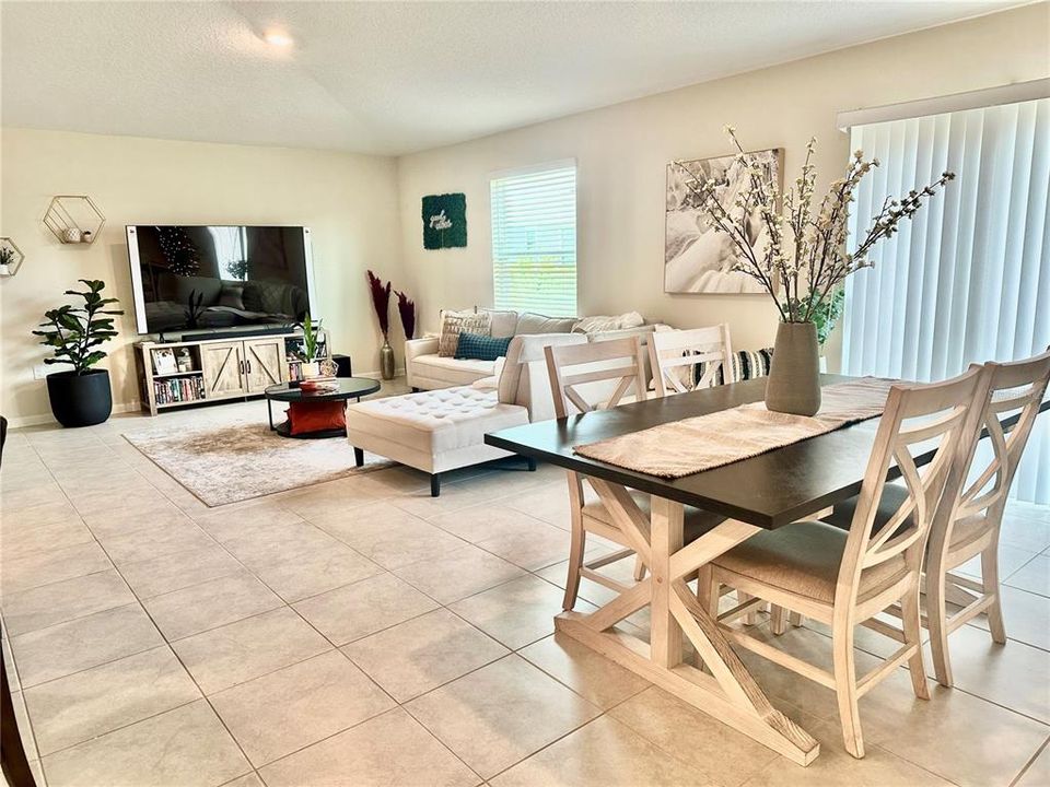 Dining Area and Living Room