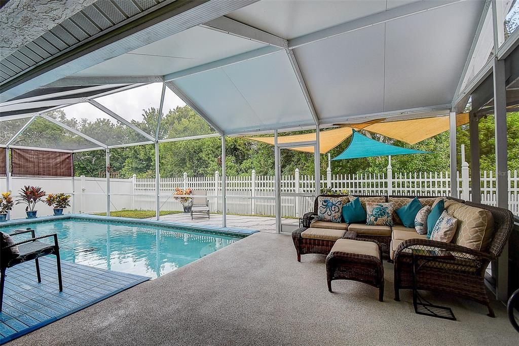 Covered Lanai Pool Area