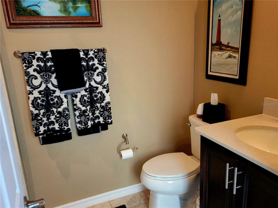 Wonderful soaking tub and shower