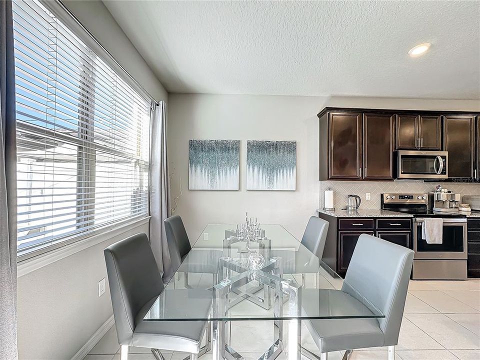 Breakfast Nook overlooking patio