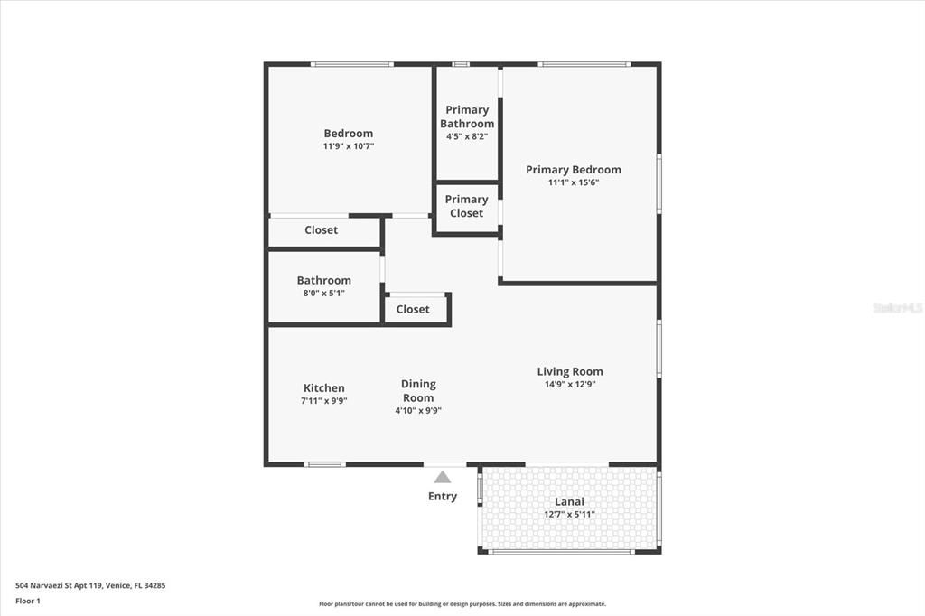 For Sale: $299,000 (2 beds, 2 baths, 811 Square Feet)