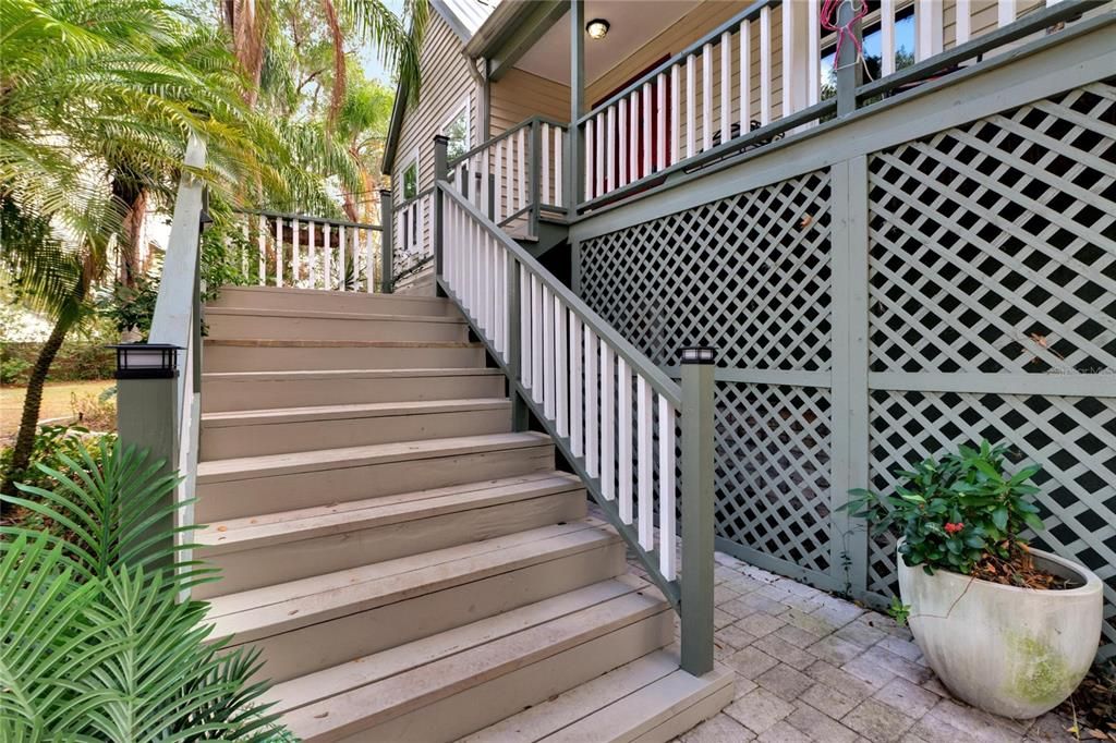 Stairs to Front Porch