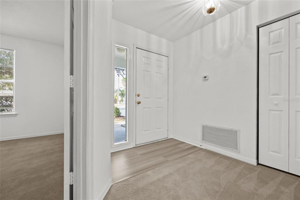 Foyer with Coat Closet